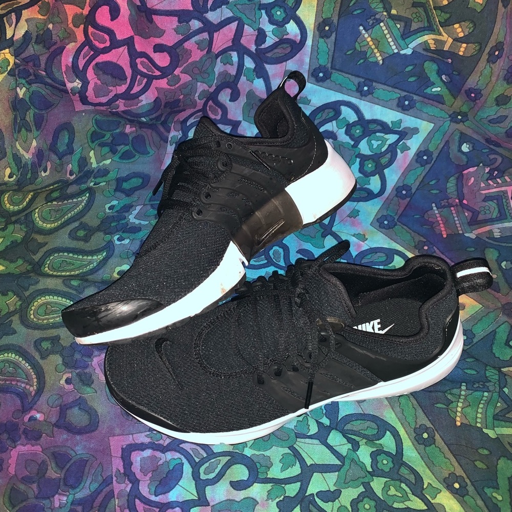 Black & White Nike Presto Sneakers